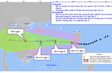 Nóng: Cường độ bão số 4 không hề giảm khi tiếp cận đất liền Việt Nam