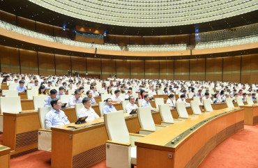 Quốc hội thông qua Nghị quyết Chương trình xây dựng luật, pháp lệnh năm 2023