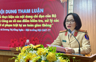 Diễn đàn thảo luận sôi nổi tại Hội nghị tổng kết công tác Công an năm 2022 của Công an thành phố Hà Tĩnh
