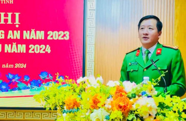 Công an thành phố Hà Tĩnh quyết tâm thực hiện xuất sắc nhiệm vụ công tác năm 2024