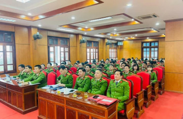 Công an TP Hà Tĩnh tổ chức Hội nghị quán triệt các văn bản của Bộ trưởng Bộ Công an