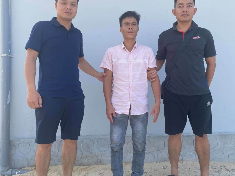 Đối tượng Cho bị bắt giữ tại Mai Vĩnh, Vinh Xuân, Phú Vang, TT Huế